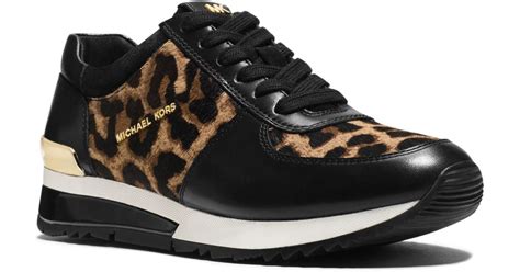 michael kors allie leopard sneakers|Michael kors leopard shoes + FREE SHIPPING .